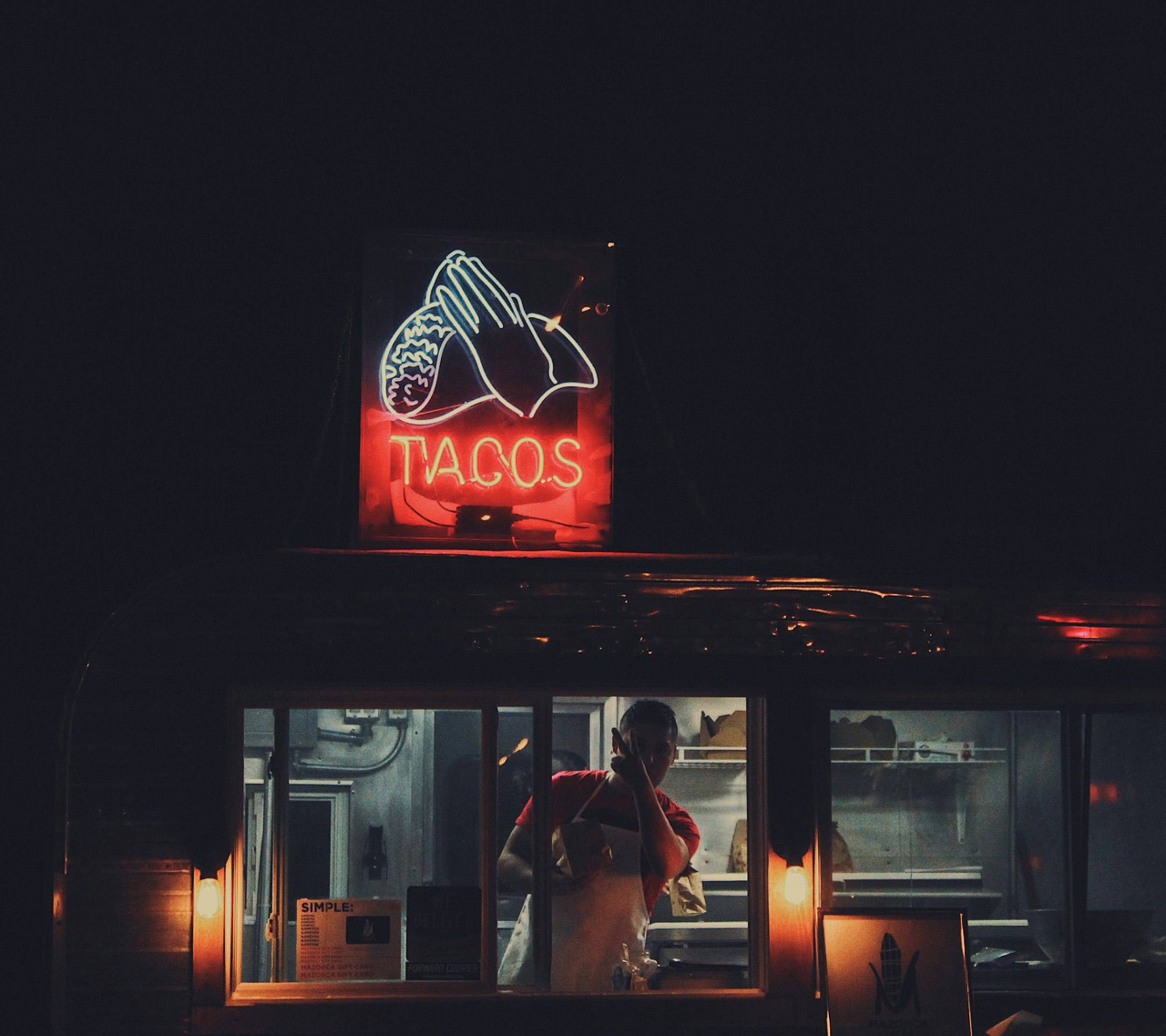 Mobile POS system for food trucks